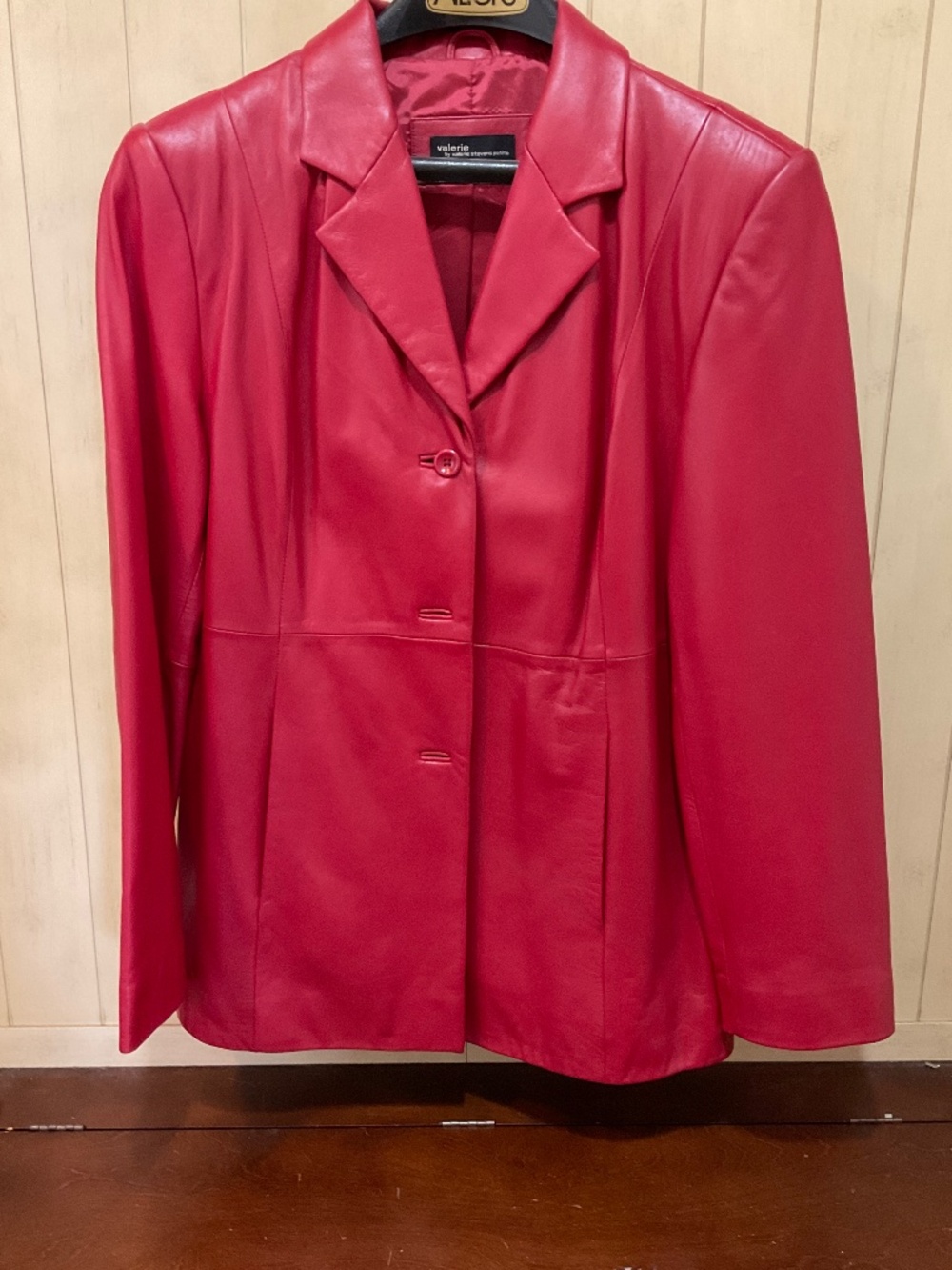 Lovely Red Leather Jacket